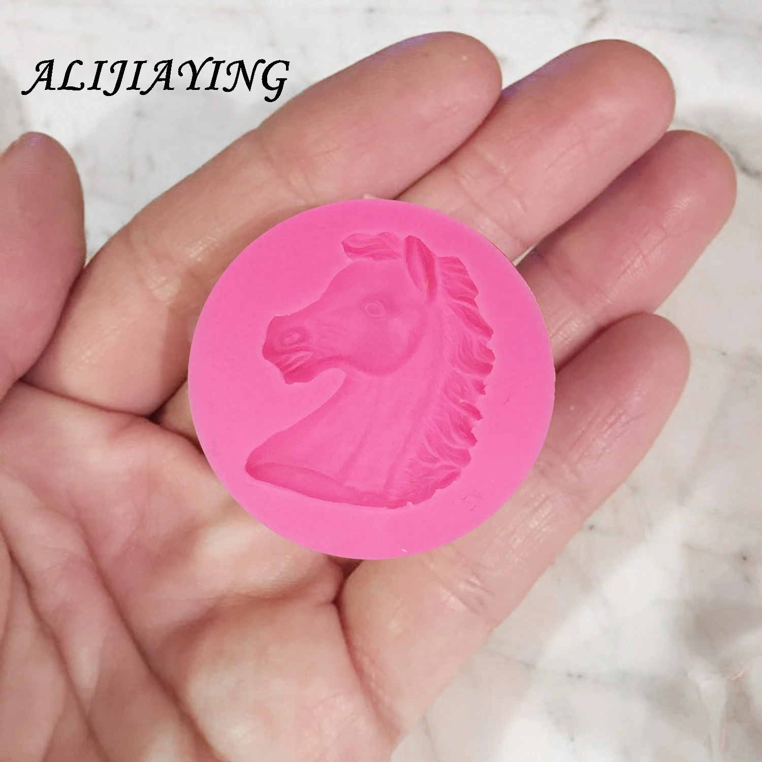 Horse\'s head Silicone Mold Fondant Cake Decorating Cupcake Jelly Candy Chocolate Decoration Tools Soap Mold DY0010
