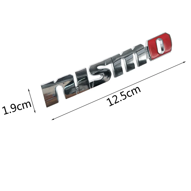 Metal 3D NISMO Auto Car Stickers Front Grille Badge Emblem Car Styling For NissanTiida Teana Skyline Juke X-trail Almera Qashqai