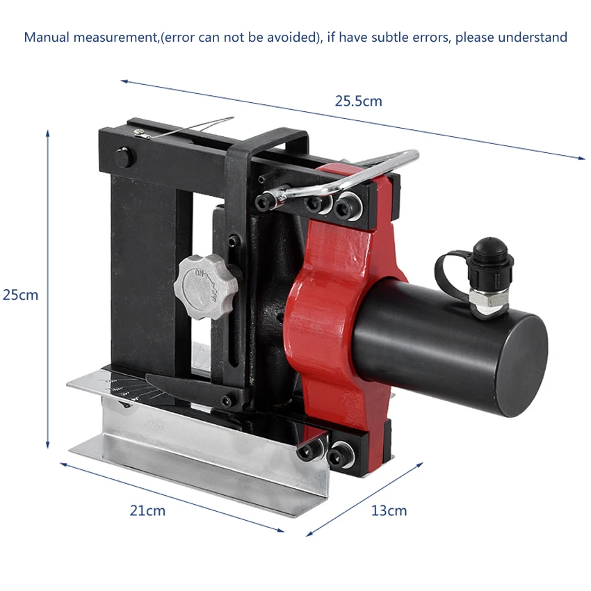 Imagem -05 - Cobre Hidráulico Busbar Bending Machine Folha de Metal Vertical Bending Tool Split Hidráulica Bending Machine 16t 150 mm Cb150d