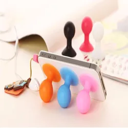 10PC/set Real New Arrival Silicone Mini Cell Phone Stand Sucker For Mobile And All Phone Holder Sucker