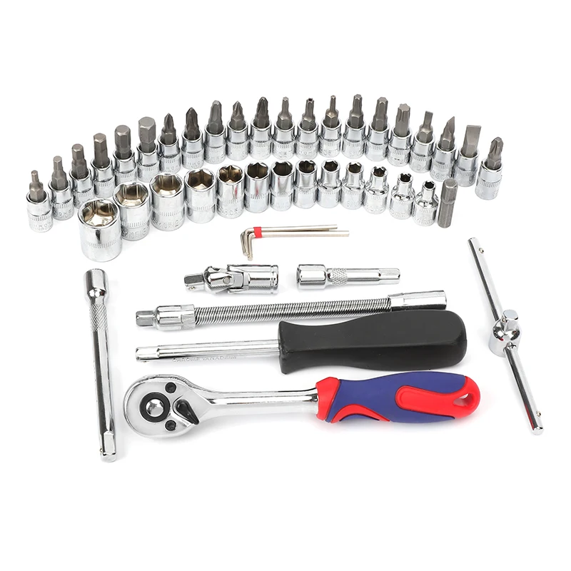 WORKPRO 24-48 Chiếc Dụng Cụ Bộ Ổ Cắm 1/4 "Ổ Cắm Cờ Lê Nhà Bộ Công Cụ Sửa Chữa Cho Xe Hơi Xe Đạp sửa Chữa
