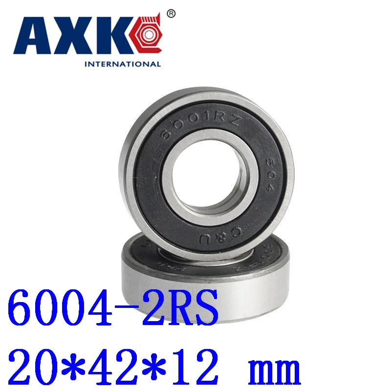 High Quality Deep Groove Ball Bearing 10pcs 6004 2RS 6004RS 6004-2RS 6004RZ 20x42x12mm Precision Rolling Bearings for Machinery