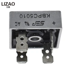 2 PCS KBPC5010 diodo ponte raddrizzatore a diodi 50A 1000 V KBPC 5010 potenza diodo raddrizzatore electronica componentes