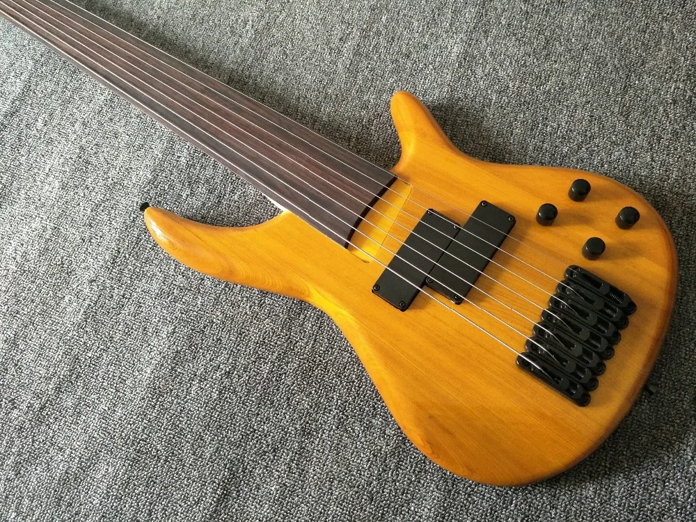 7 String Bass Guitar no Fret Fretless 7 strings Electric bass Guitar