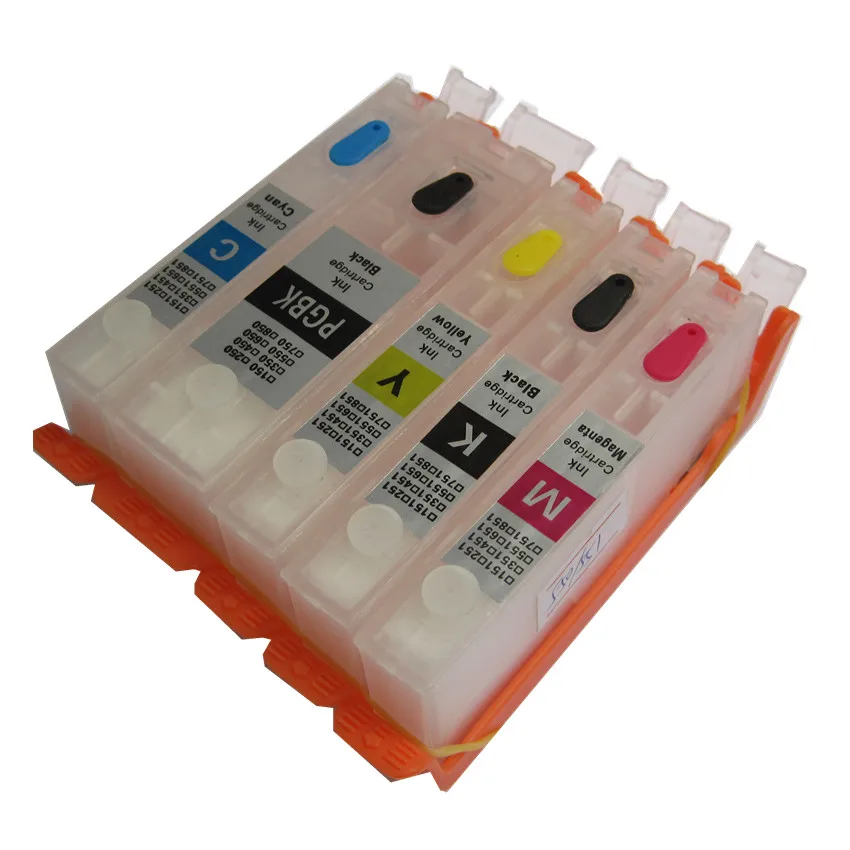 BLOOM BCI-350 BCI-351 350 351 refillable ink cartridge 5color for canon PIXUS MG5430 MG5530 MG5630 iP7230 MX923 IX6830 Printer