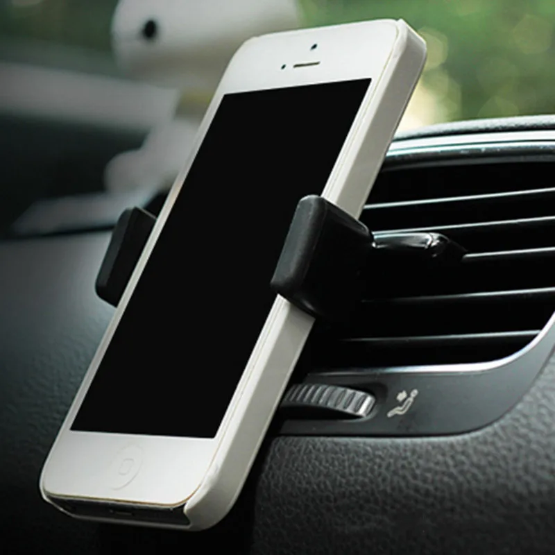 Support de téléphone de voiture universel pour iPhone, support de téléphone portable, grille d'aération réglable, Samsung, 8, X, 7, 6, résistant à 360 support telephone voiture grille d aeration