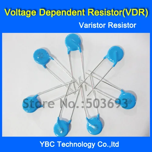 

Free Shipping 100pcs/lot Voltage Dependent Resistor VDR 10D681K 10D-681K Varistor Resistor