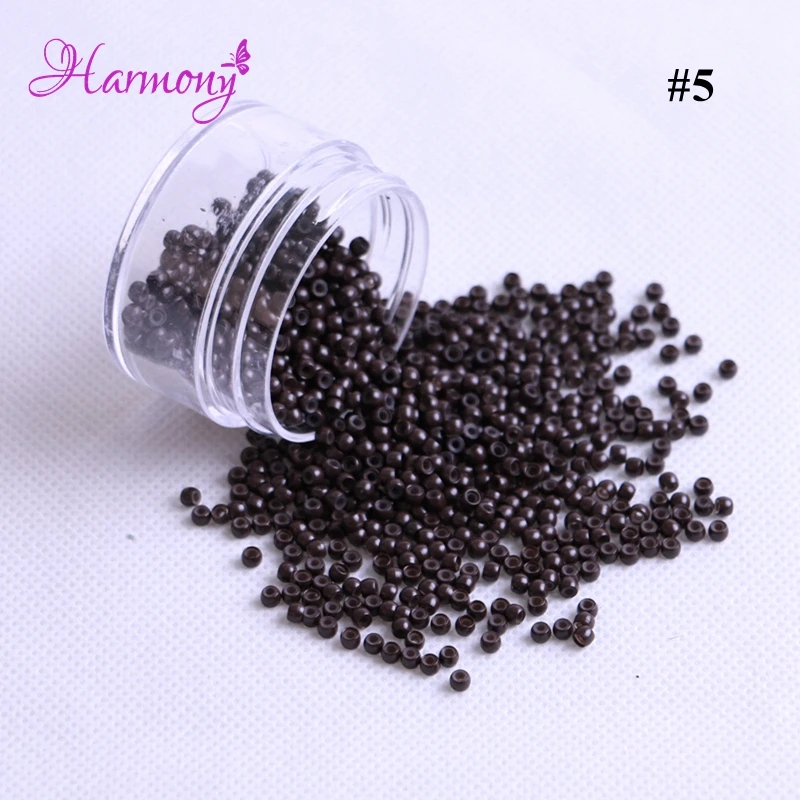 

1000pcs Nano Cooper Micro Rings Beads 2.9mm Human Hair Nano Micro beads Ring For Nano Tip Hair Extension 7 Color Opti