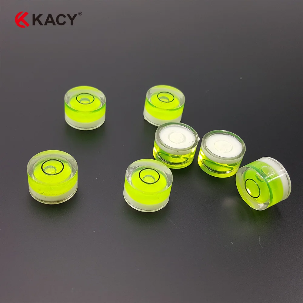 

KACY 100pcs/lot Precision bubble level water level indicator Universal level Round Acrylic vial for Camera