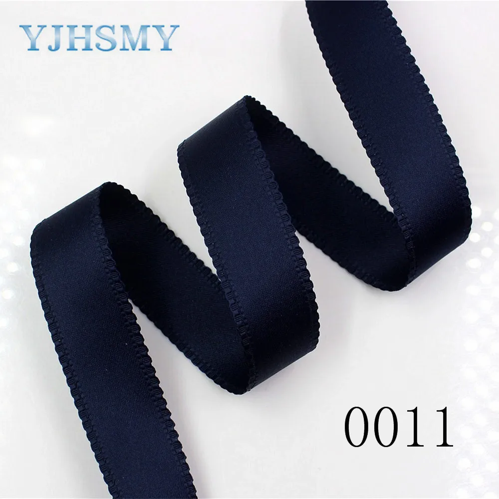 YJHSMY D-18130-206,25 mm 5 yards Solid color bilateral wave ribbons,Wedding decorative ribbons,gift wrap,DIY handmade materials