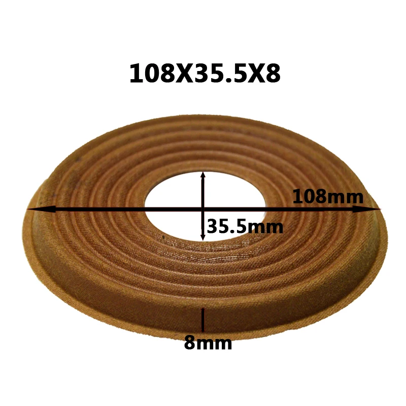 2pcs 108x35.5mm/110x25.5mm Elastic Wave Loudspeaker Subwoofer Woofer Bass Speaker Repair Spider Damper