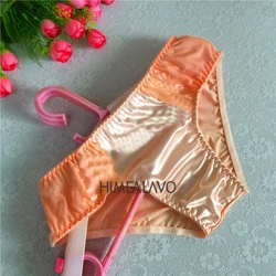 new Silky shiny men's sexy Briefs Nylon Gay Brief for Man New Bikini Man jockstrap gay underwear