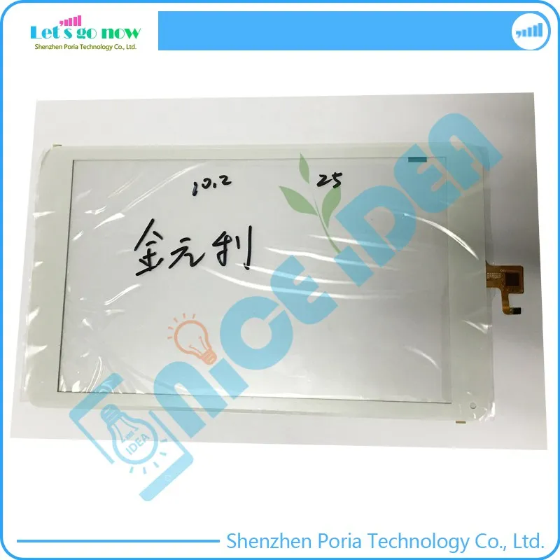 

100% New 10.2'' Inch Touch Screen Digitizer For CLS3676 MF-862-101F FPC White Front Tablet Touch Panel Glass replacement