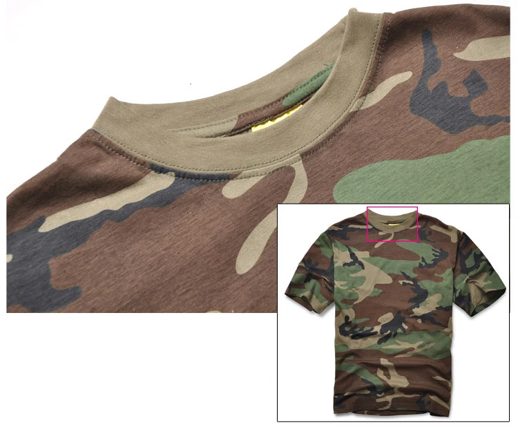 Summer Hunting Camouflage T-shirt Men Breathable Army Tactical Combat T Shirt Military Sport Camo Outdoor Multicam Tees