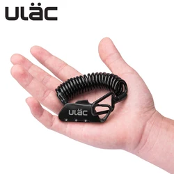 ULAC Mini Bike Locks Fold Backpack Helmet Bicycle Motobicycle Cable Lock 3 Digit Combination Anti-theft 1200mm Bike Bicycle Lock