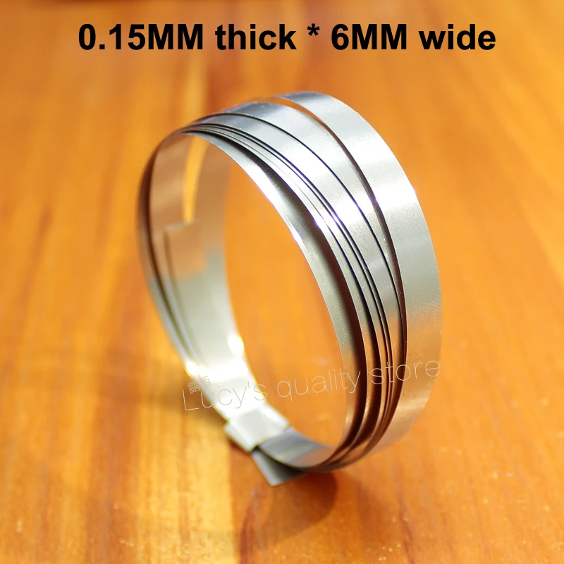 10 м/лот набор аккумуляторов Diy Никелированная Стальная полоса 18650 Соединительная пластина шириной 5 мм/6 мм/8 мм