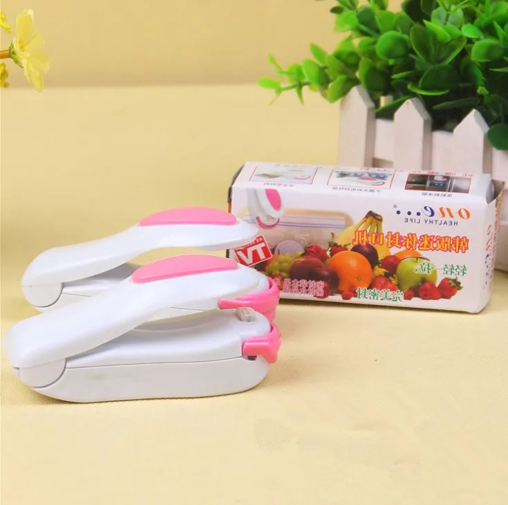 Mini Portable Heat Sealing Machine, Vacuum Food Sealer, Impulse Bag Sealer, Plastic Bags Sealing Tools, 100Pcs