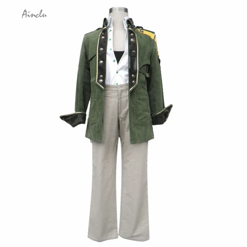 Ainclu Free Shipping New Fabulous Final Fantasy Sazh Katzroy Cosplay Brand Costumes