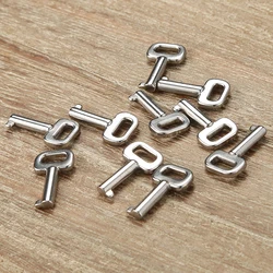 5PCS/Lot Wholesale Vintage Stianless Steel Key Charms for Jewelry DIY Making Key Pendants Accessories