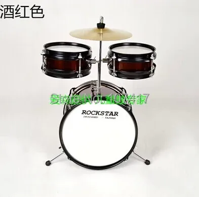 2016 Promotion Time-limited 5 128 Baqueta Drum Set Instrumento Musical Genuine Kids Drums Percussion Toys Early Childhood Music