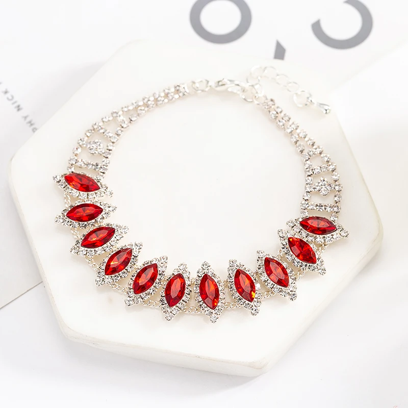 YFJEWE Crystal Horse Eye  Bridal Bracelets for Women Wholesale Wedding Jewelry Bracelets Bangle Fashion Accessory B218