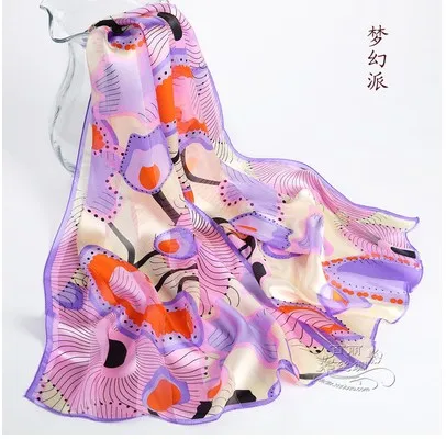 

Fine 24 100% mulberry silk scarf, autumn and winter silk scarves fantasy pie