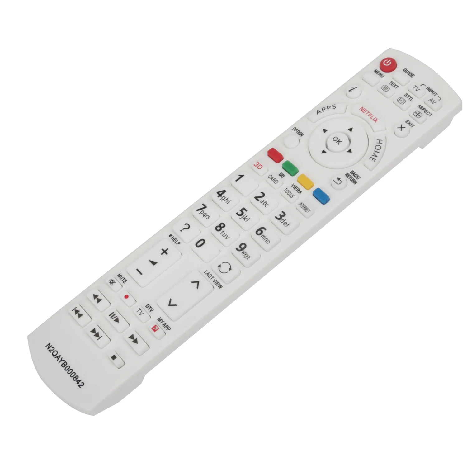 Mando a distancia N2QAYB000842 para televisores inteligentes Panasonic 3d, nuevo, TX-L42DT60E, TX-L42DT60Y, TX-L42DT65B