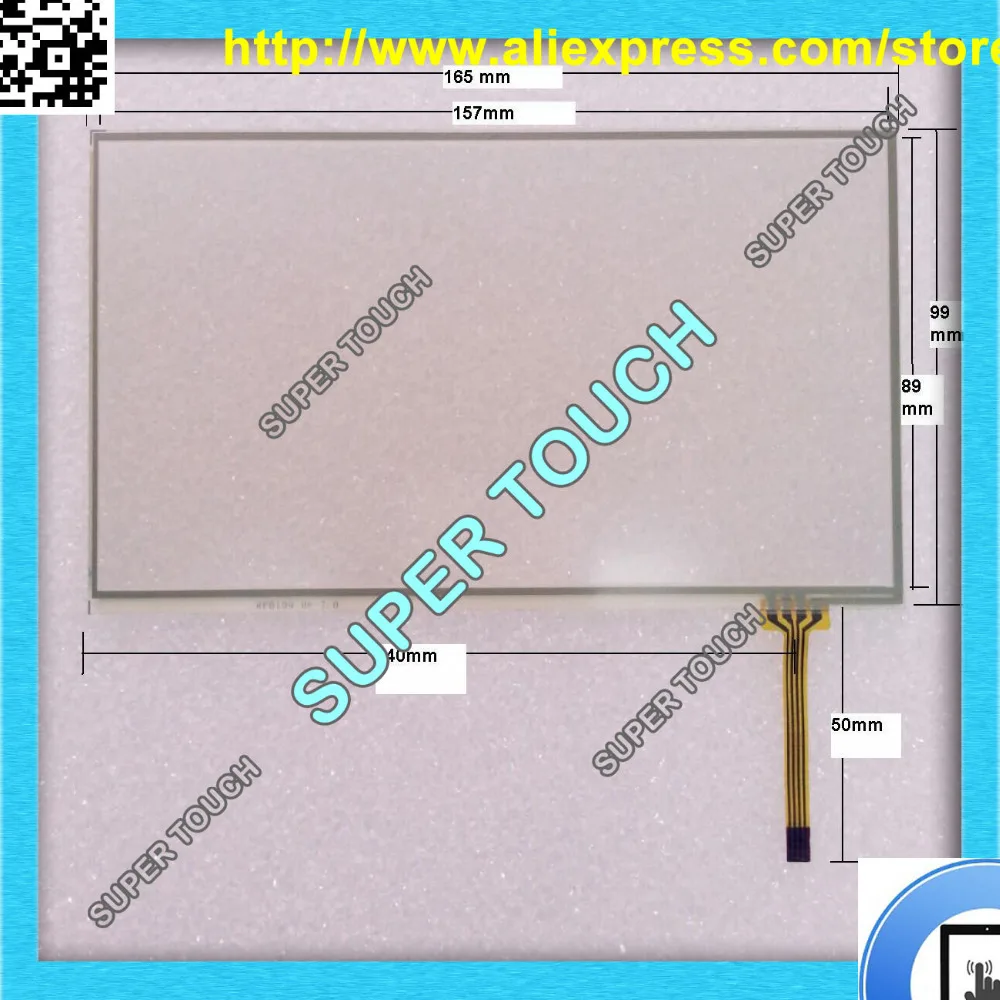 

ZhiYuSun 7 touch screen 165 X 99 mm 7 inch gps touch screen Gps TouchScreen Resistive Touch Screen Touch Screen Digitizer