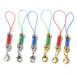 20pcs Lanyard Lariat Strap Cords Lobster Clasp Rope Keychains Hooks Mobile Set Charms Keyring Bag Accessories Key Ring