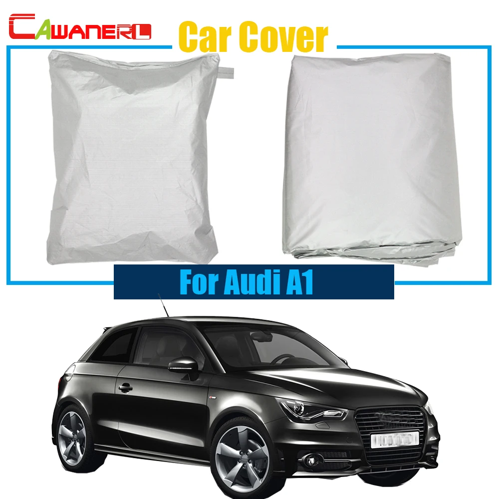 Cawanerl Car Cover Sun Shade Sun Rain Snow Resistant Cover Anti UV Car-Cover For Audi A1 High Quality !