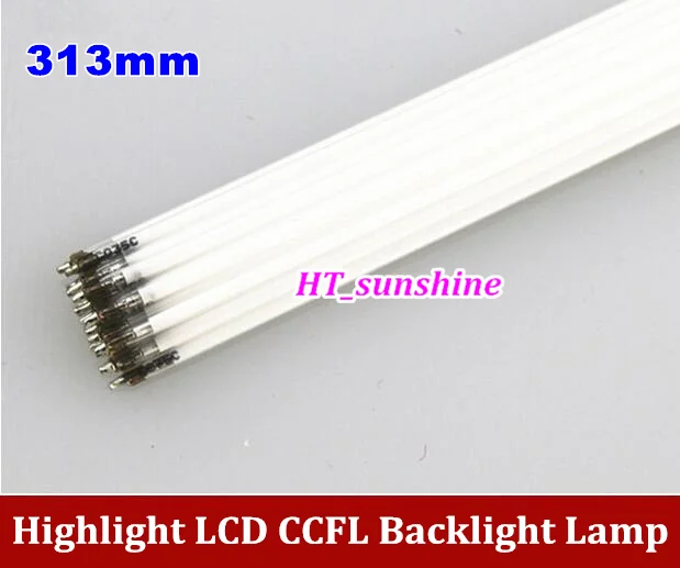 

100PCS Free Shipping CCFL 313MM*2.0mm Backlight tube for 15 inch 15' LCD monitor 313 mm ccfl lamp/ LCD Backlight lamp