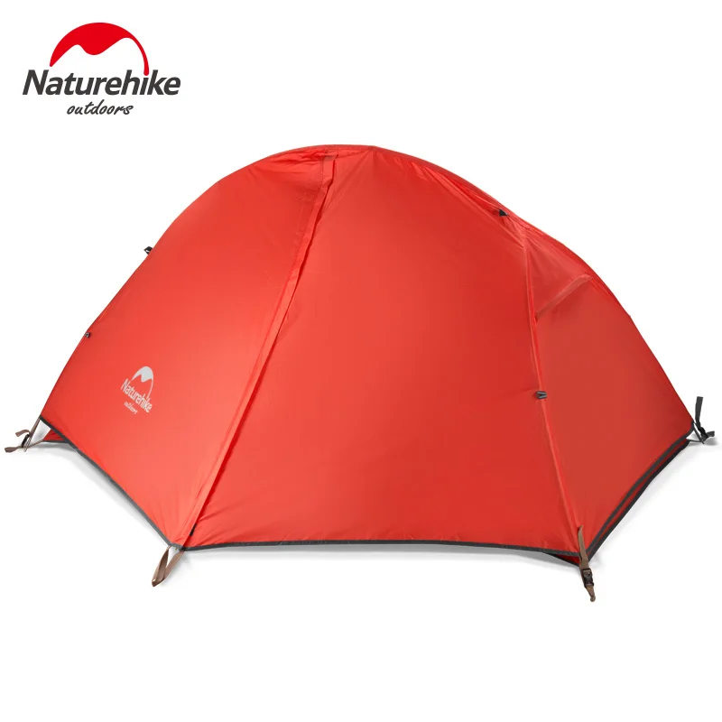 

Naturehike 20D Silicone Camping Tent Portable Ultralight 1 Man Tent Waterproof Outdoor Camping Cycling Tent With Mat NH18A095-D