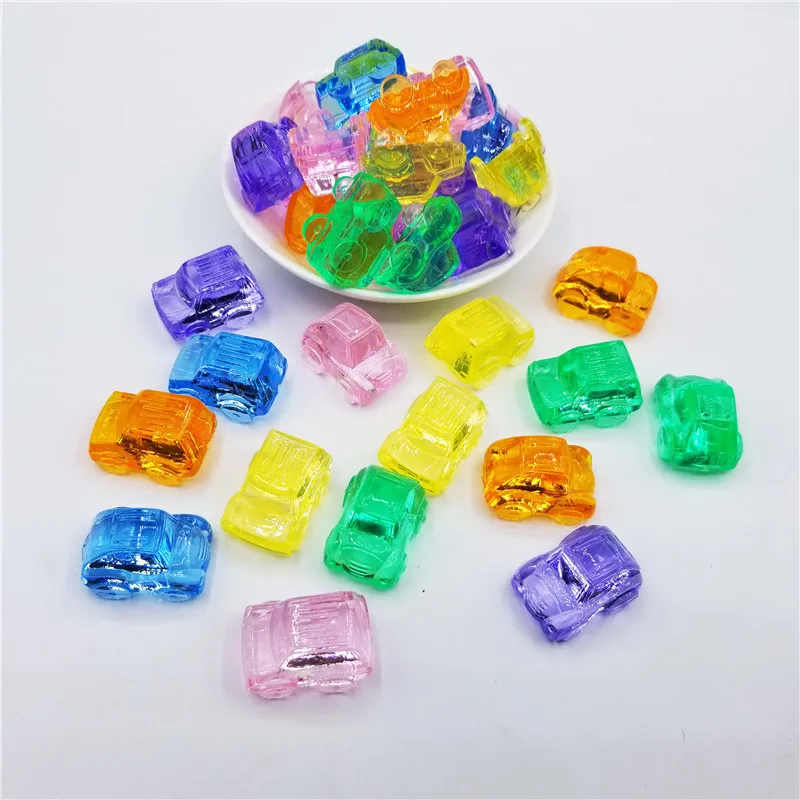 10 Pieces Acrylic Transparent Game Car Puzzle Board Games For Funny Entertainment Play