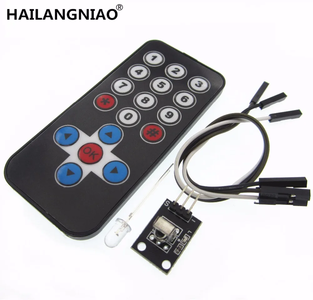 10set/lot Hot Selling New Infrared IR Wireless Remote Control Module Kits Wholesale