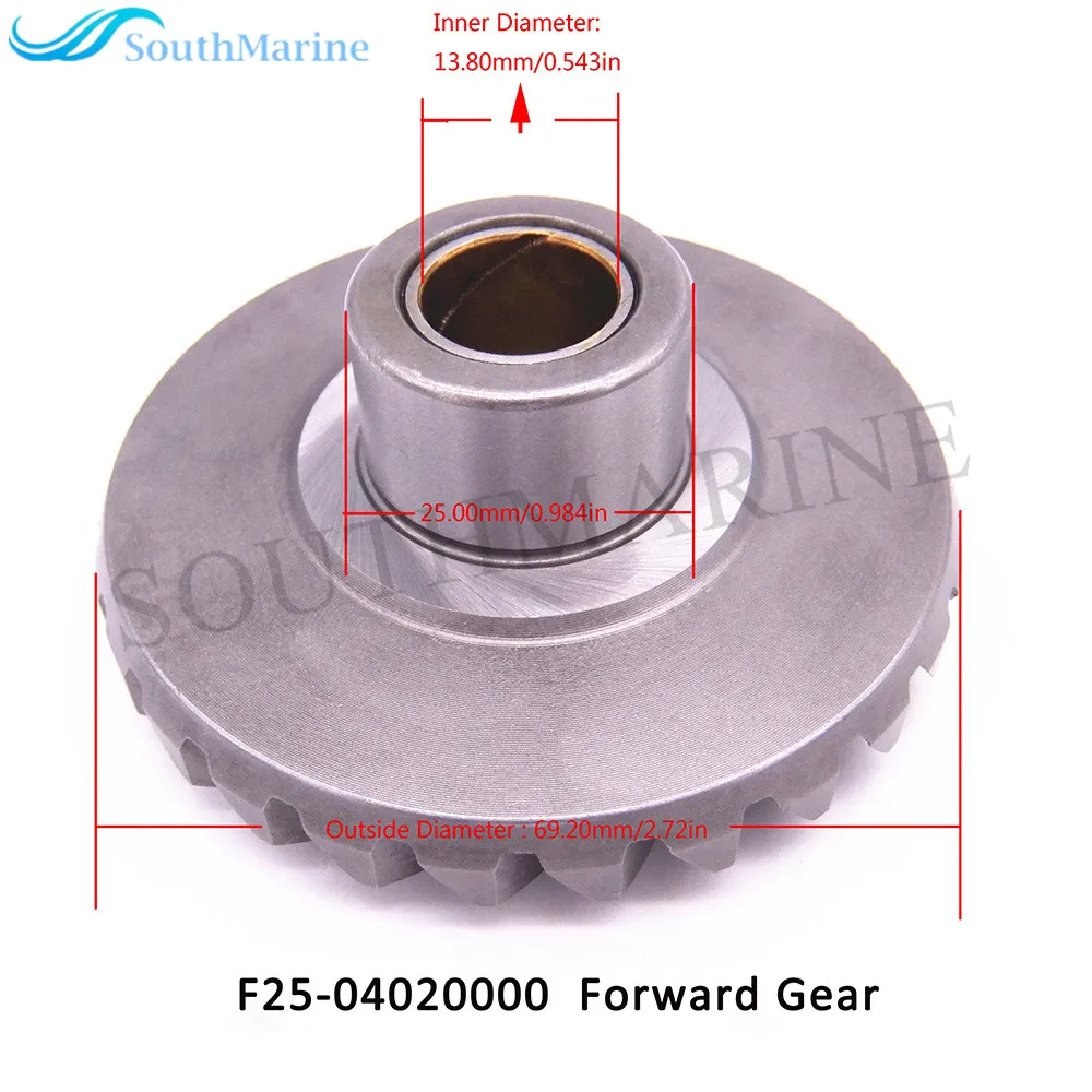 Motor de barco F25-04020000 para a frente engrenagem & F25-04000005 pinhão & F25-04070004 engrenagem reversa para parsun hdx makara 4-stroke f20