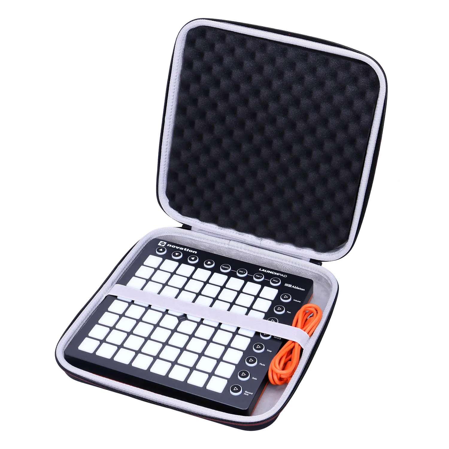 LTGEM EVA Black Carrying Hard Case for Novation Launchpad Ableton Controller