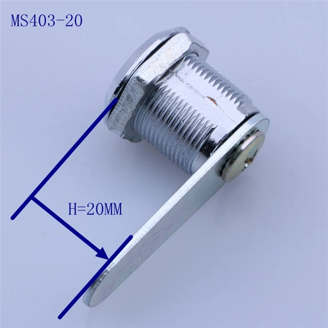 Imagem -03 - Gaveta de Mesa para Reposição 50 Peças Ms403 16 mm 20 mm 25 mm 30 mm 40 mm Trava com Chaves Especiais Caixa de Armário Ferramenta para Trailer de Motohome