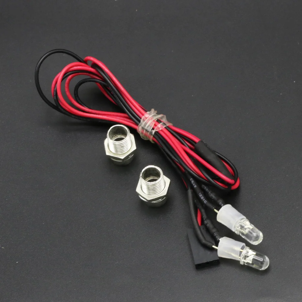 2/3/4/6/8 Lichter 70 cm Länge RC LED Nacht Scheinwerfer Scheinwerfer 3/5mm LED Licht für Modell Drift Crawler Auto Für RC Auto – Detail 11