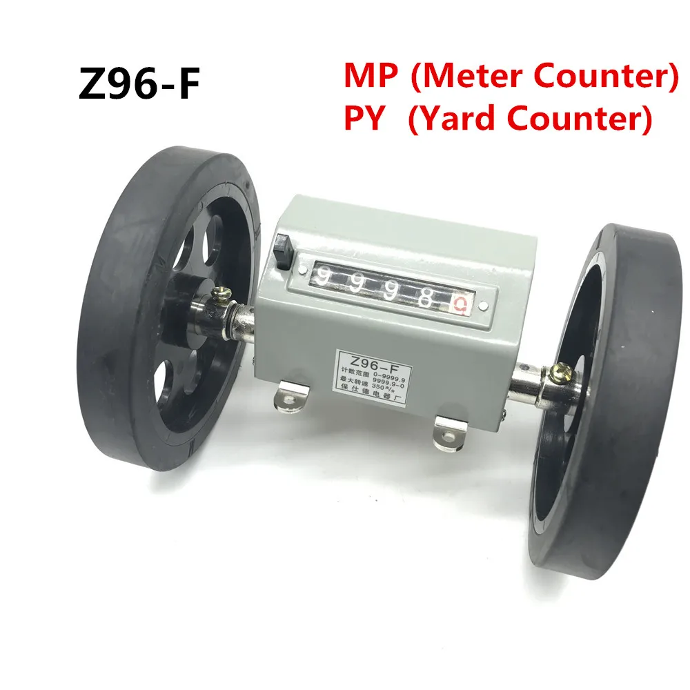 5 digits Z96-F Scroll/Rolling wheel 1-9999.9M counter Textile Machinery meter counting / Yard Counter Mechanical length