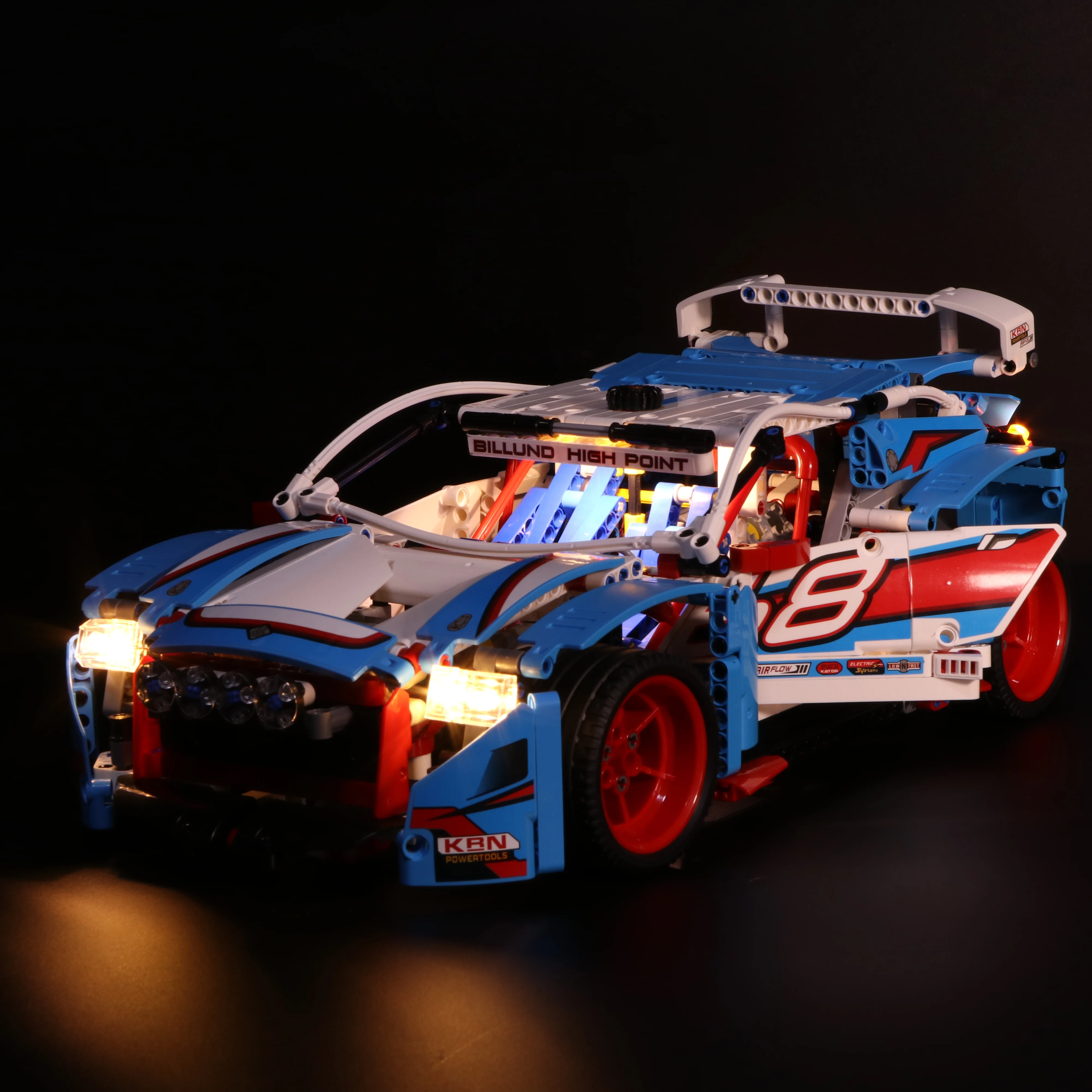 Vonado Led Light Compatible For Rally Racing Machinery Group 42077 Race Car Building Blocks Toys Gifts Only Light