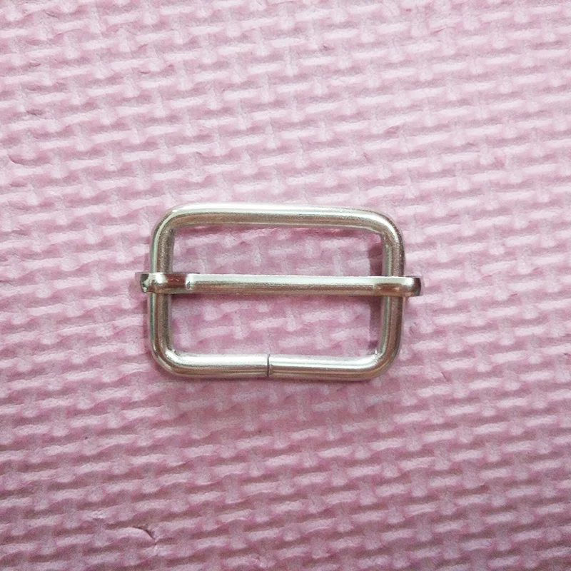 

32mm Nickel bag straps , rectangle slider buckles for bag