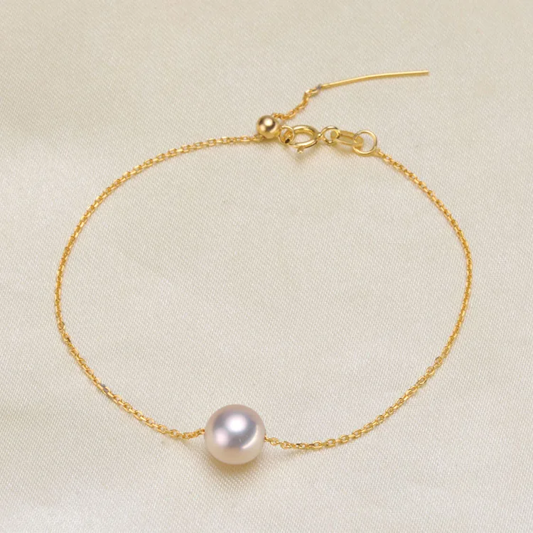 S925 Sterling Silver Components With Adjust Ball Chain Women DIY Pearl Bracelet Jewelry 6Pcs/Lot