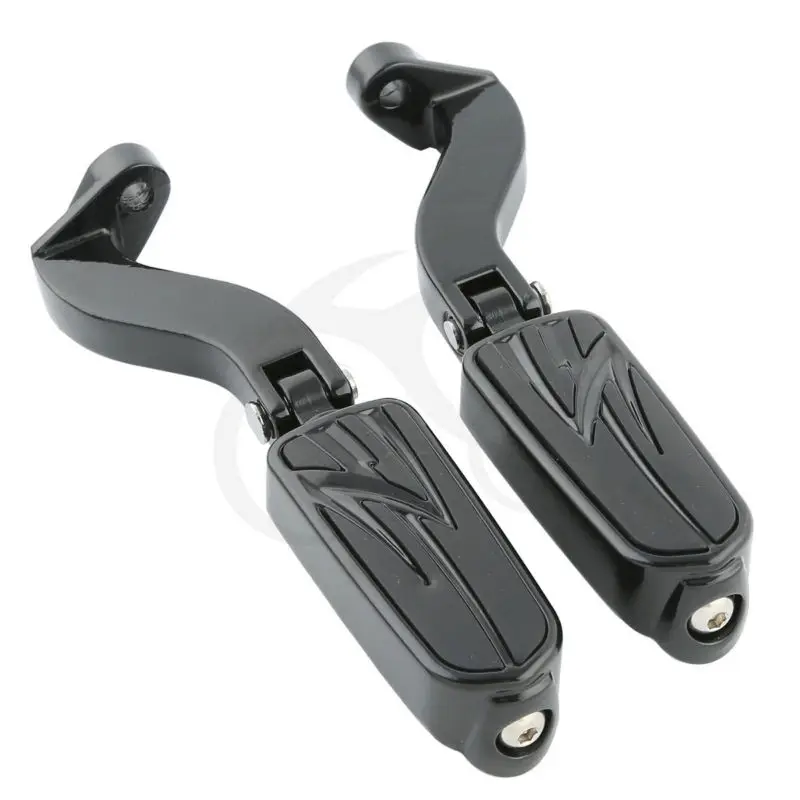 

Male Mount Foot Pegs Footrests W/ Brackets For Harley Touring Glide 1993-2016