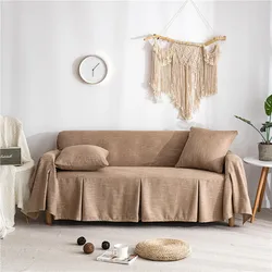 2019 new cotton blending sofa towels covers solid non skip couch cover slipcovers anti-dirty furniture protectors home textile