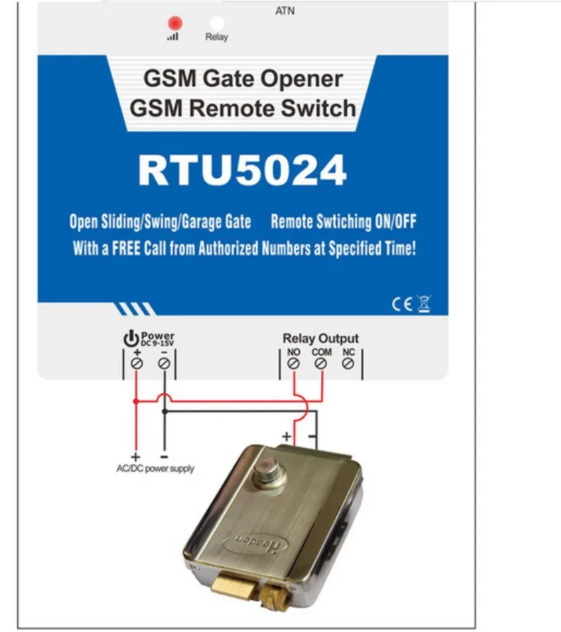 Tự động swing cổng operator trượt nhà để xe cửa mở RTU 5024 Hệ Thống Báo Động GSM