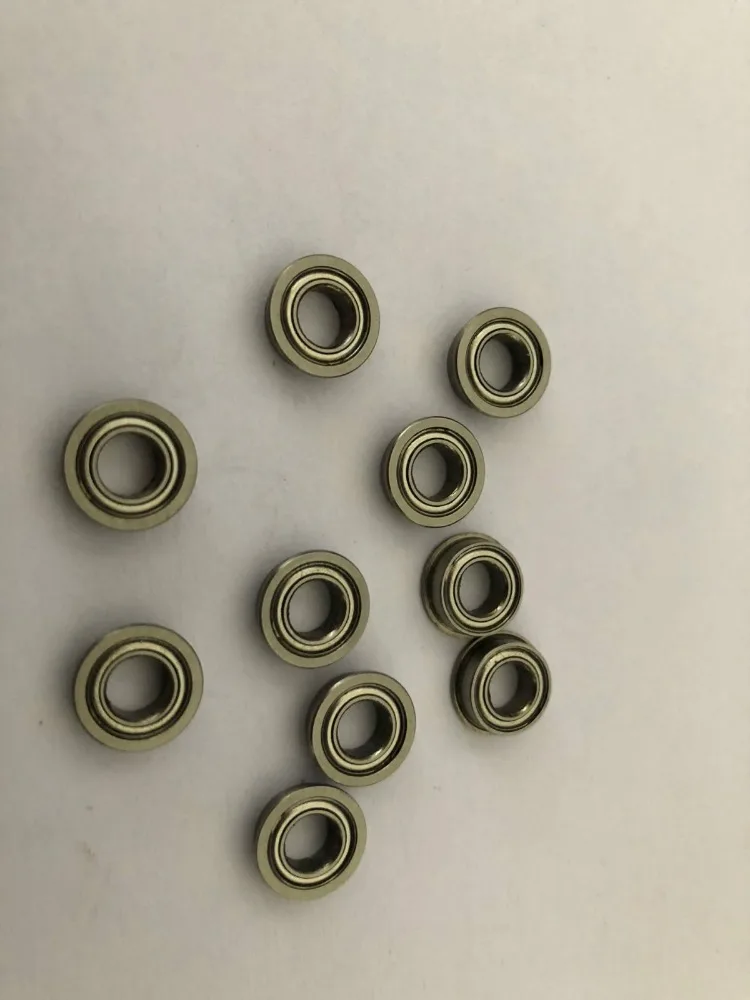 

10pcs/Lot MF52/63/73/74/83/84/85/95/105/106/126/128ZZ Flange Bearing Thin Wall Deep Groove Ball Radial Ball Bearing Brand New