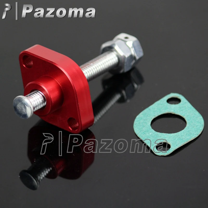 Red Timing Cam Chain Tensioner Manual Adjuster For Kawasaki Vn 750 700 Vulcan Vn 1500 1600 Zl 600 900 Klf Klt Kvf 220 250 300