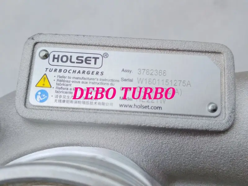 NEW GENUINE HOLSET HE221W 3782368 3782372 Turbo Turbocharger for DCEC CUMMINS ISDe4 4.5L 105KW