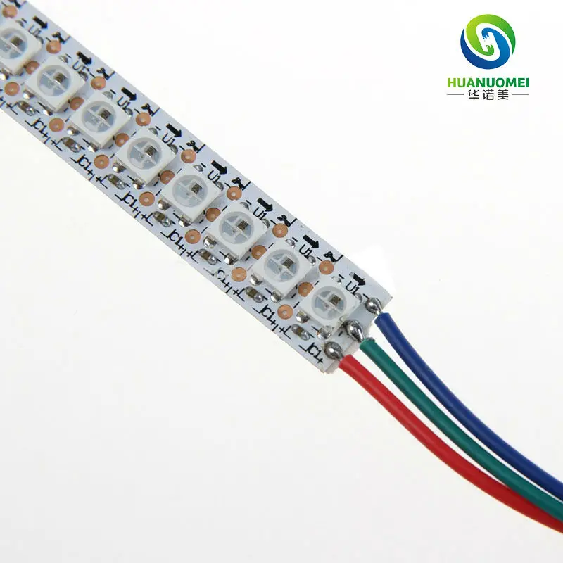 addressable 1m 144LEDs/m DC5V WS2812B led pixel strip light,non-waterproof IP20 smd led strip light,with 144pixels/M;WHITE PCB