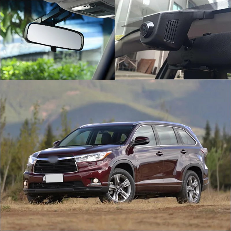 For Toyota Highlander Verso-S Zelas FJ Cruiser C-HR Aygo X Yari Frontlander IZOA Car 4K 2160P Wifi DVR Video Recorder Dashcam